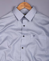Azelo Gray Jacquard Premium Giza Shirt