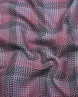 Ashrose Pink With Gray Jacquard Premium Giza Shirt