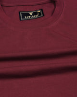 Garnet Maroon Super Supima Premium Cotton T-Shirt