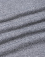 Vibrant Gray Melange Knitted Cotton Full Sleeves T-Shirt