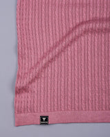 Potenza Onion Pink Knitted Cotton Polo T-Shirt