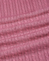 Potenza Onion Pink Knitted Cotton Polo T-Shirt