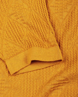 Lisson Turmeric Yellow Knitted Cotton T-Shirt