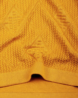 Lisson Turmeric Yellow Knitted Cotton T-Shirt