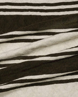 Mexico Green With Dust White Stripe Knitted Cotton T-Shirt