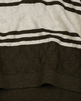 Mexico Green With Dust White Stripe Knitted Cotton T-Shirt