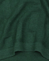 Aristo Cactus Green Knitted Melange Cotton T-Shirt