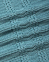 Dragon Teal Green Knitted Cotton T-Shirt