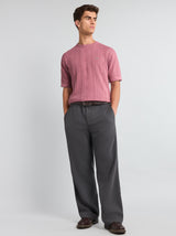 Limon Onion Pink Knitted Cotton T-Shirt