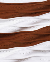 Eclair Brown Knitted Cotton Zipper Polo T-Shirt