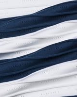 Eclair Blue Knitted Cotton Zipper Polo T-Shirt