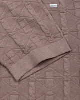 Vertex Coco Cream Knitted Melange Cotton T-Shirt