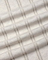 Syntax Ivory Cream Knitted Melange Cotton Polo T-Shirt