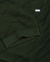 Richmond Hunter Green Knitted Cotton T-Shirt