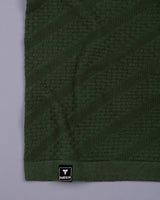 Richmond Hunter Green Knitted Cotton T-Shirt