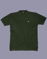 Richmond Hunter Green Knitted Cotton T-Shirt