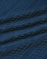 Richmond Tufts Blue Knitted Cotton T-Shirt