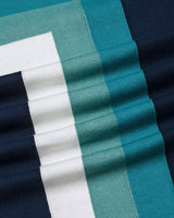 Kelvin Blue Knitted Cotton Zipper Polo Designer T-Shirt