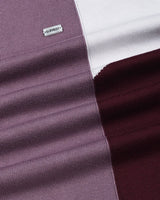 Ashton Onion Pink With White Knitted Cotton Polo T-Shirt