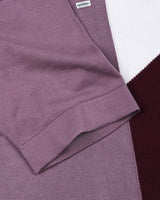 Ashton Onion Pink With White Knitted Cotton Polo T-Shirt