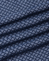 Formin Blue Knitted Cotton Polo T-Shirt