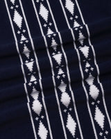 Jimra NavyBlue Knitted Cotton Designer Polo T-Shirt