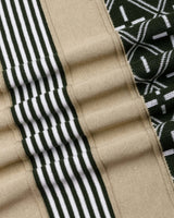 Pixin Green With Cream Knitted Cotton T-Shirt