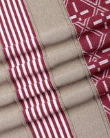 Pixin Dusty Pink With Cream Knitted Cotton T-Shirt