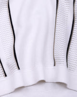 Blozen White Knitted Cotton Polo T-Shirt