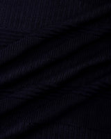 Venus Black Knitted Cotton Polo T-Shirt