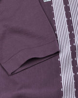 Unix Onion Pink With White Knitted Cotton Polo T-Shirt