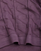 Roseate Onion Pink Knitted Cotton T-Shirt