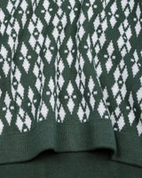 Costa Pistachio Green Knitted Cotton Polo T-Shirt