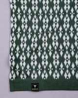 Costa Pistachio Green Knitted Cotton Polo T-Shirt