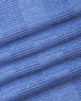 Hamilton SkyBlue Melange Knitted Cotton Full Sleeves T-Shirt