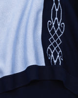 California SkyBlue Knitted Cotton Designer Polo T-Shirt