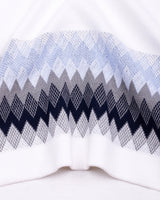 Freezon Blue Knitted Cotton Full Sleeves T-Shirt
