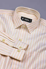 Yellow With White Twill Stripe Premium Shirt