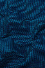 Crystal teal Blue Jacquard Stripe cotton Shirt