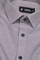 Strom Wind Gray Solid Shirt