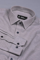 Strom Wind Gray Solid Shirt