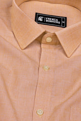 Butter Cream Solid Cotton Shirt