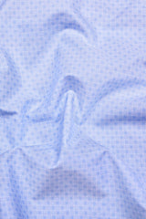 Frost Whisper Lavender Blue Cotton Printed Shirt