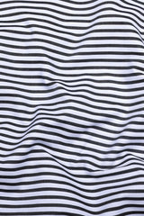 Stravino Black and White Stripe Cotton Shirt