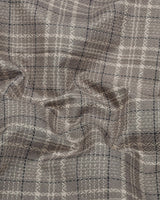 Rovia Green With Black Check Premium Giza Shirt