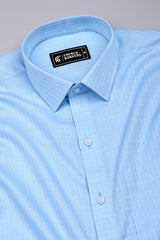 Zeblue Dobby Textured Cotton Shirt
