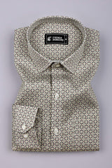 Fynox Multicolour Mini Motif Printed Cotton Shirt