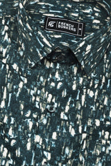Vintage blue Multicolour Printed Cotton Shirt