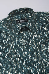 Vintage blue Multicolour Printed Cotton Shirt