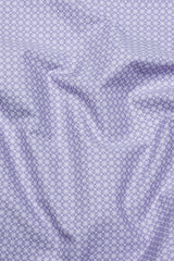 Periwinkle Purple Printed Cotton Shirt